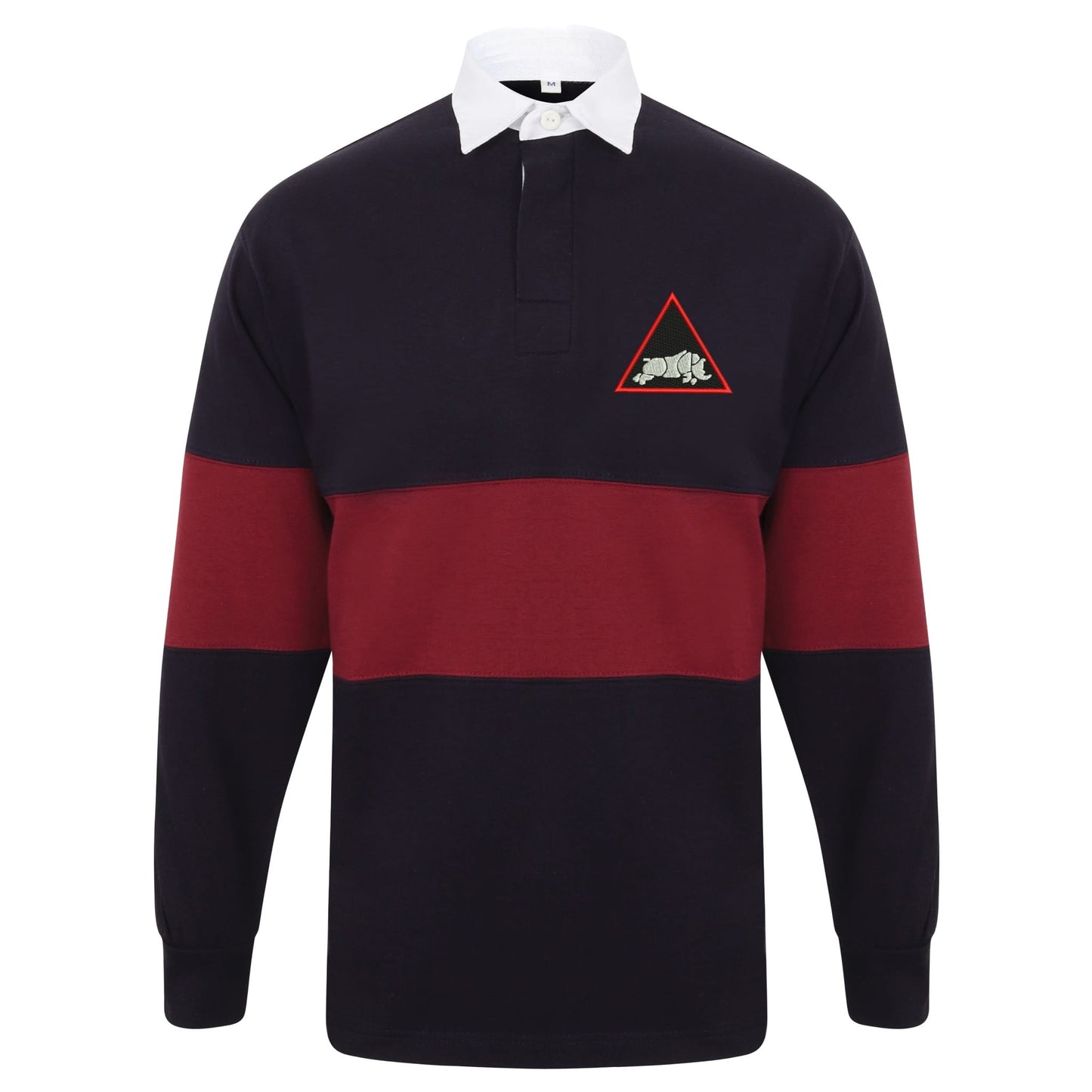 1st Armoured Division Long Sleeve Panelled Rugby Shirt
