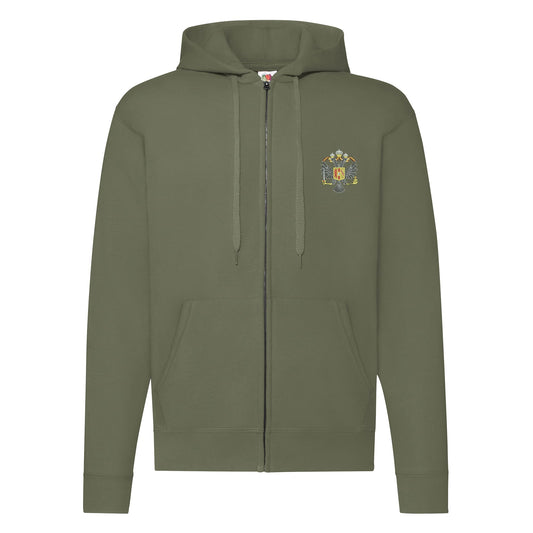 1st Queen's Dragoon Guards Zipped Hoodie