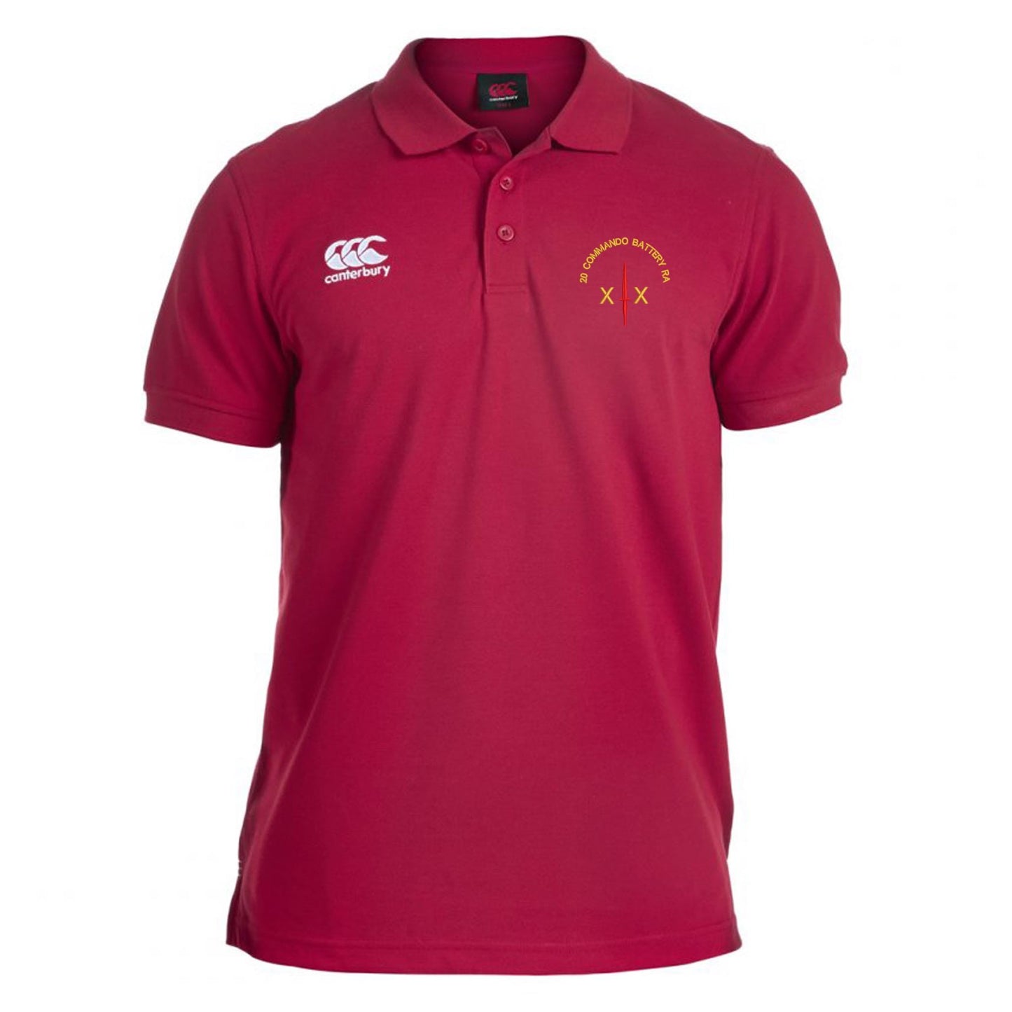 20 Commando Battery Royal Artillery Canterbury Rugby Polo