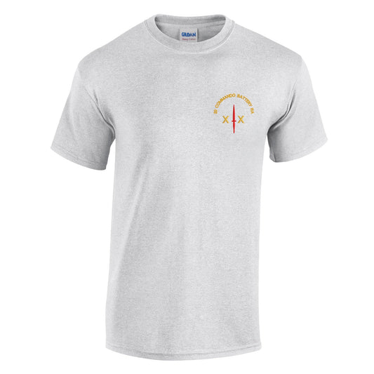 20 Commando Battery Royal Artillery Cotton T-Shirt