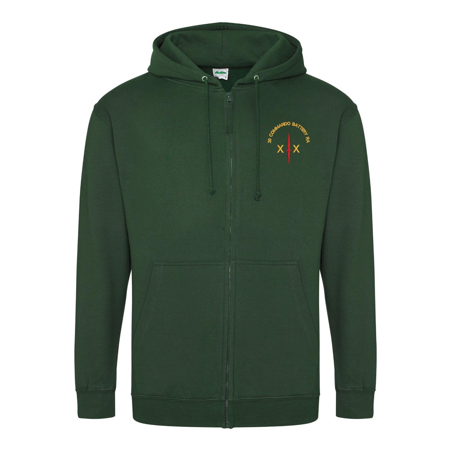 20 Commando Battery Royal Artillery Zipped Hoodie