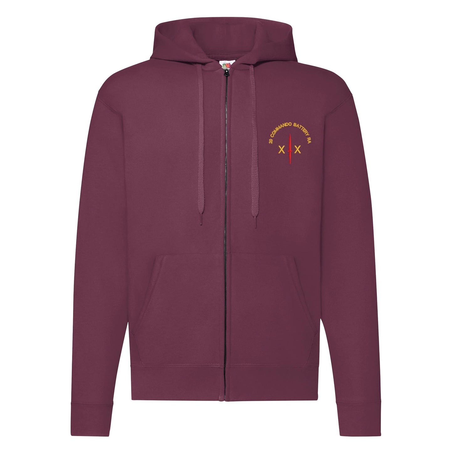 20 Commando Battery Royal Artillery Zipped Hoodie