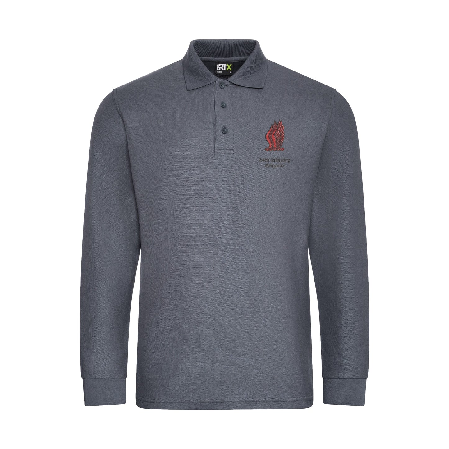 24th Infantry Brigade Long Sleeve Polo Shirt