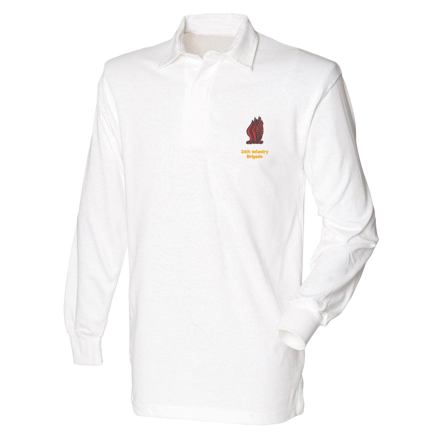 24th Infantry Brigade Long Sleeve Rugby Shirt