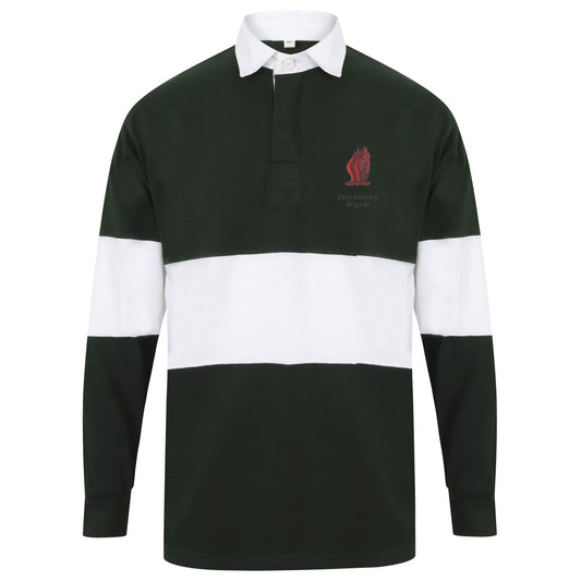 24th Infantry Brigade Long Sleeve Panelled Rugby Shirt