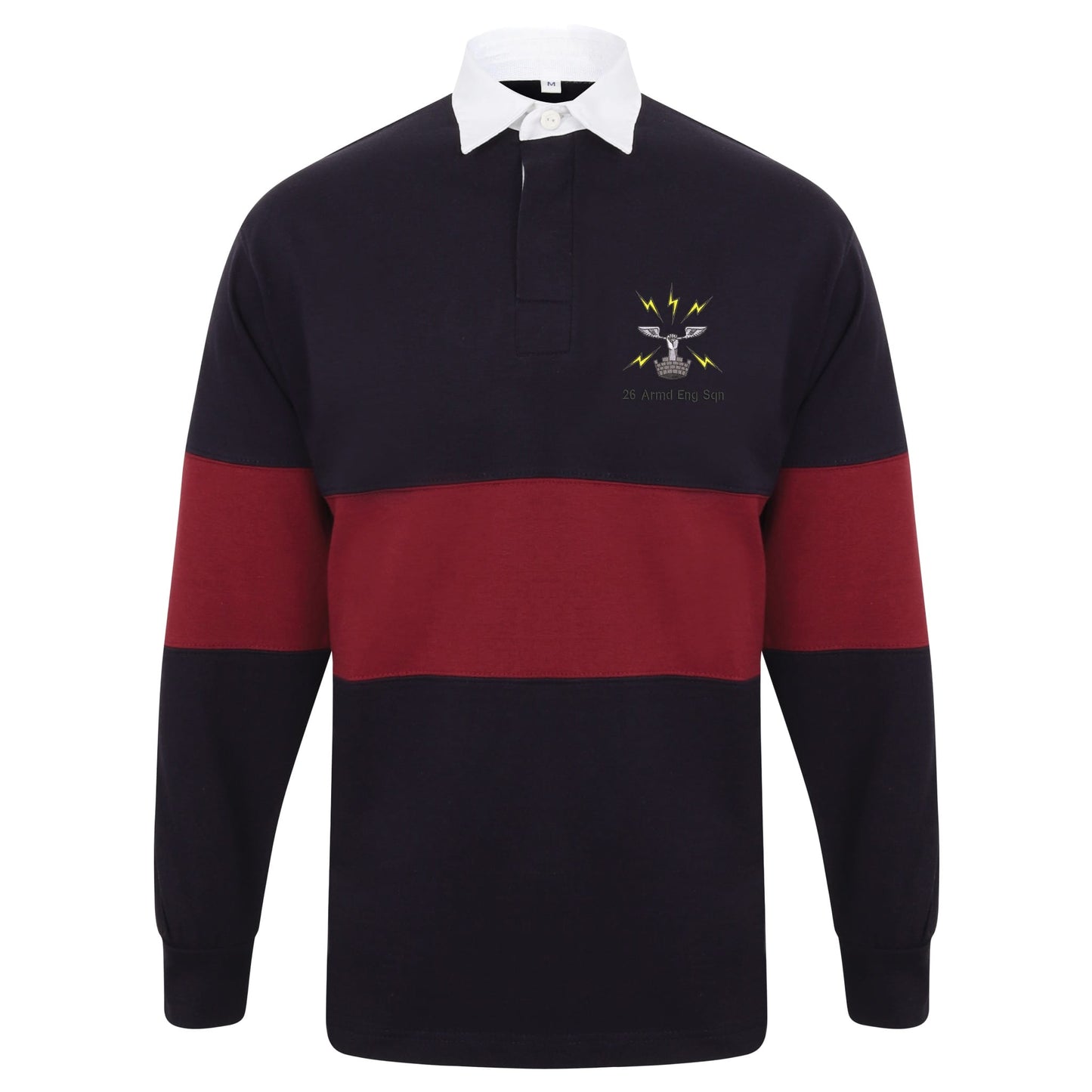 26 Armoured Engineer Squadron Long Sleeve Panelled Rugby Shirt