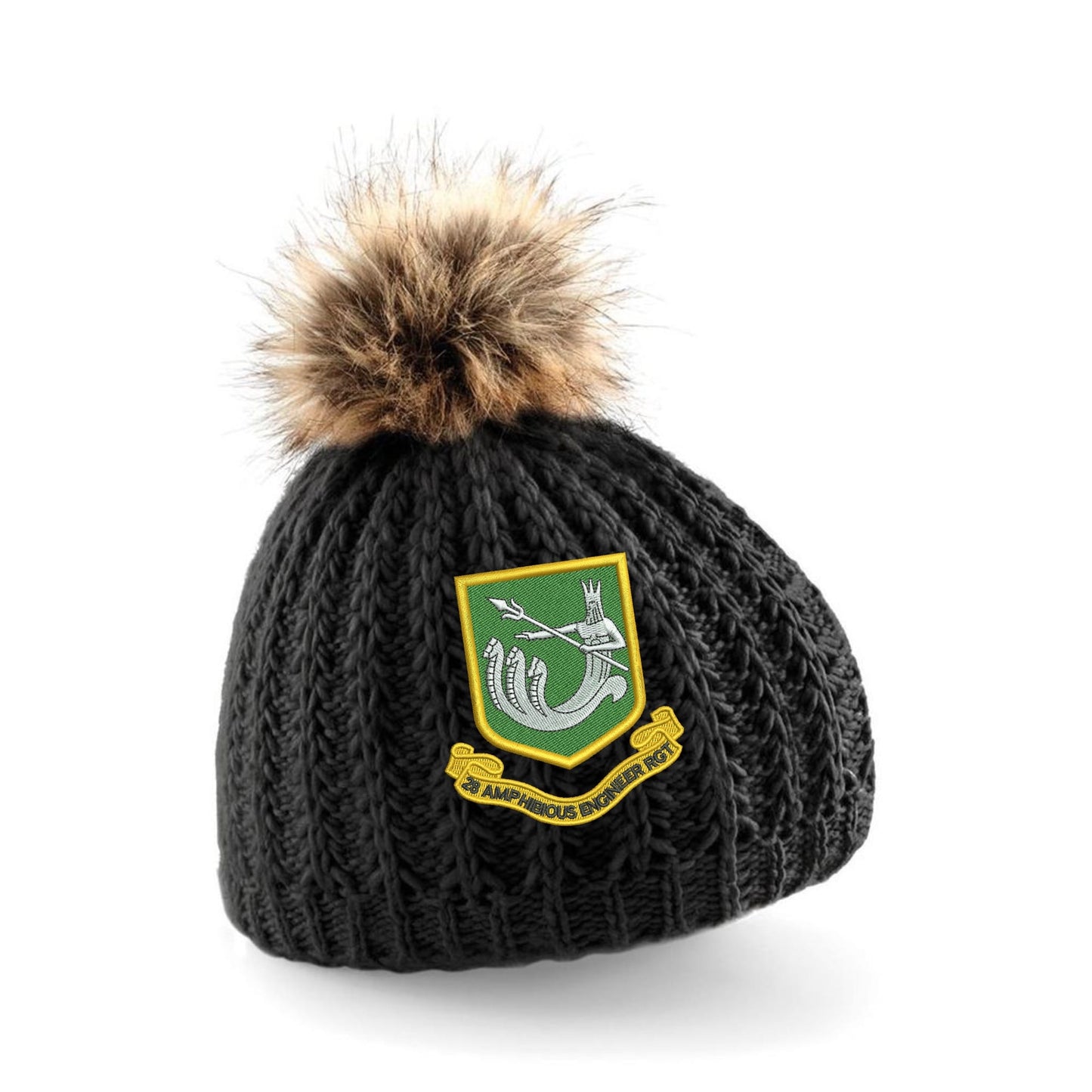 28 Amphibious Engineer Regiment Pom Pom Beanie Hat