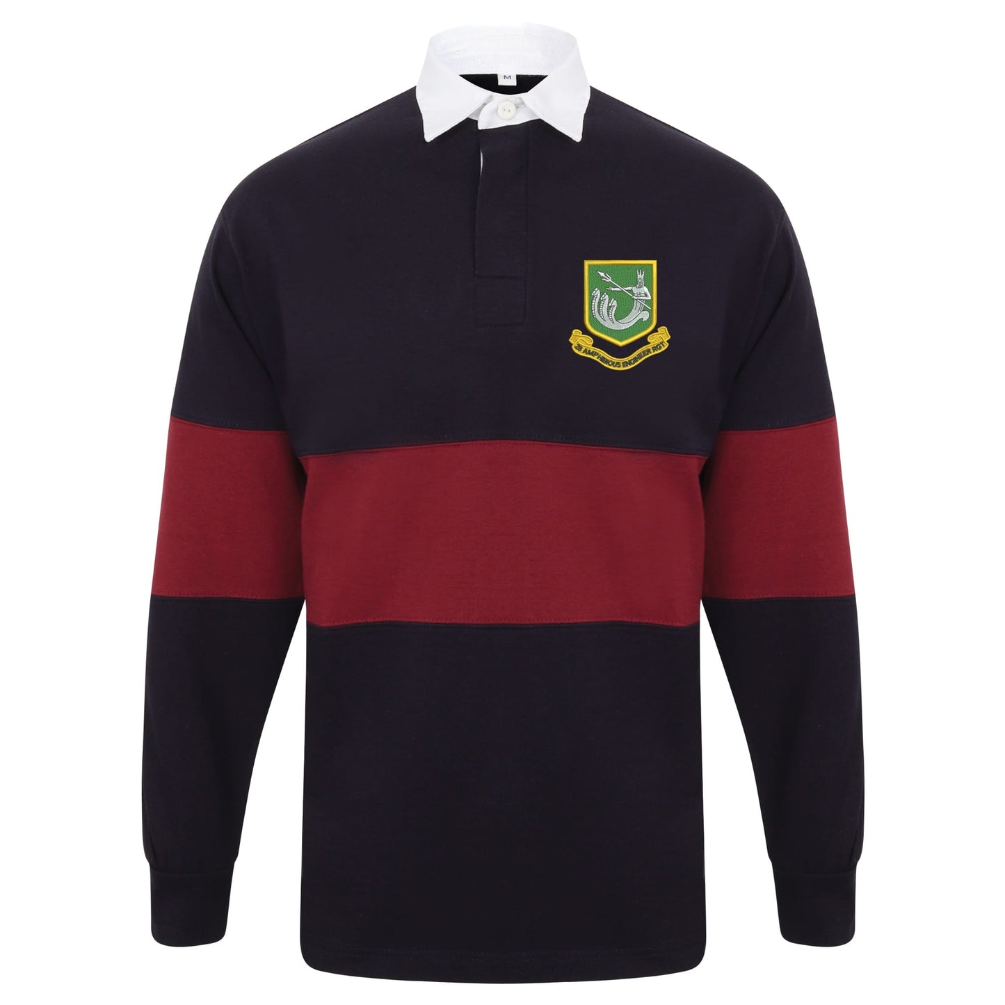 28 Amphibious Engineer Regiment Long Sleeve Panelled Rugby Shirt