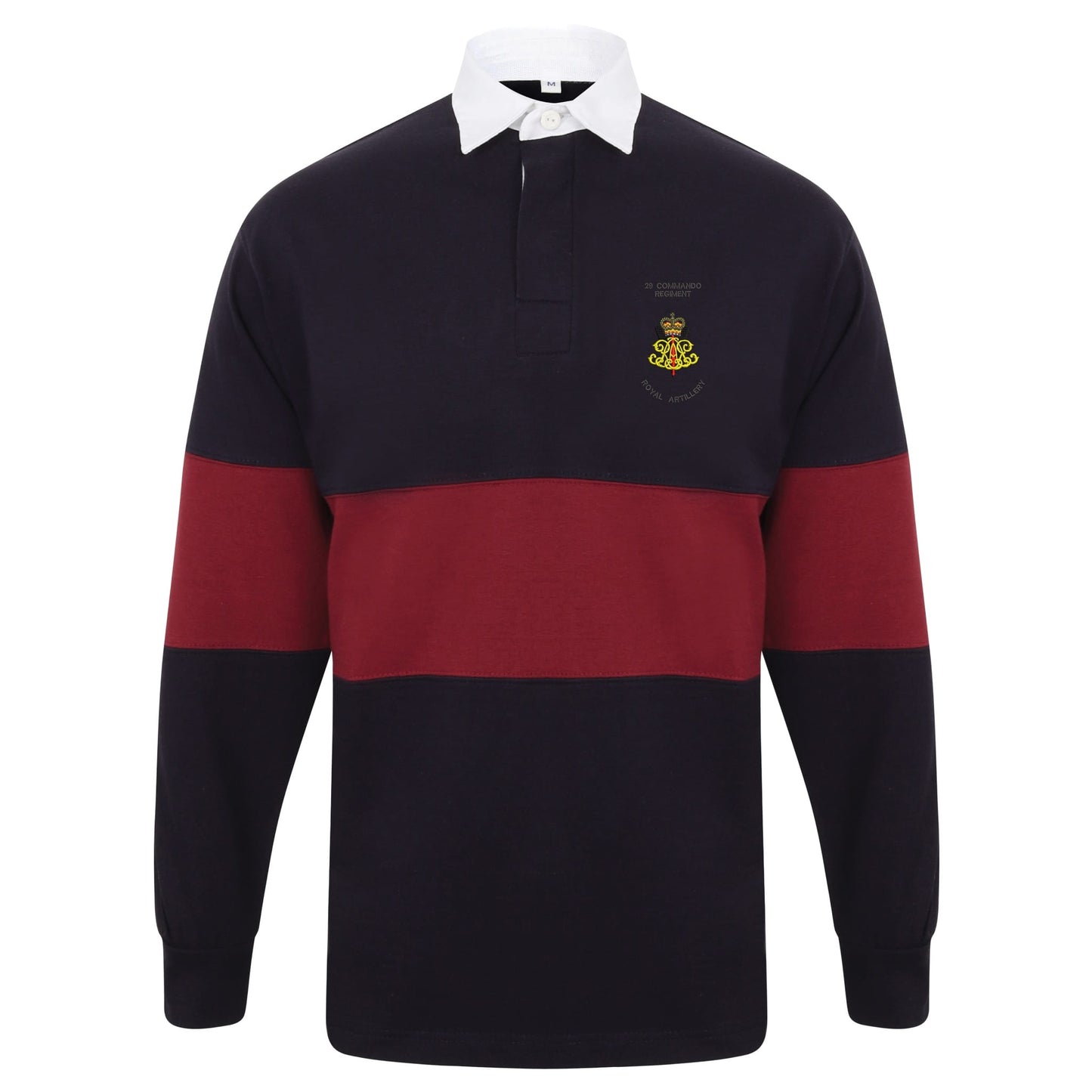29 Commando Regiment Royal Artillery Long Sleeve Panelled Rugby Shirt