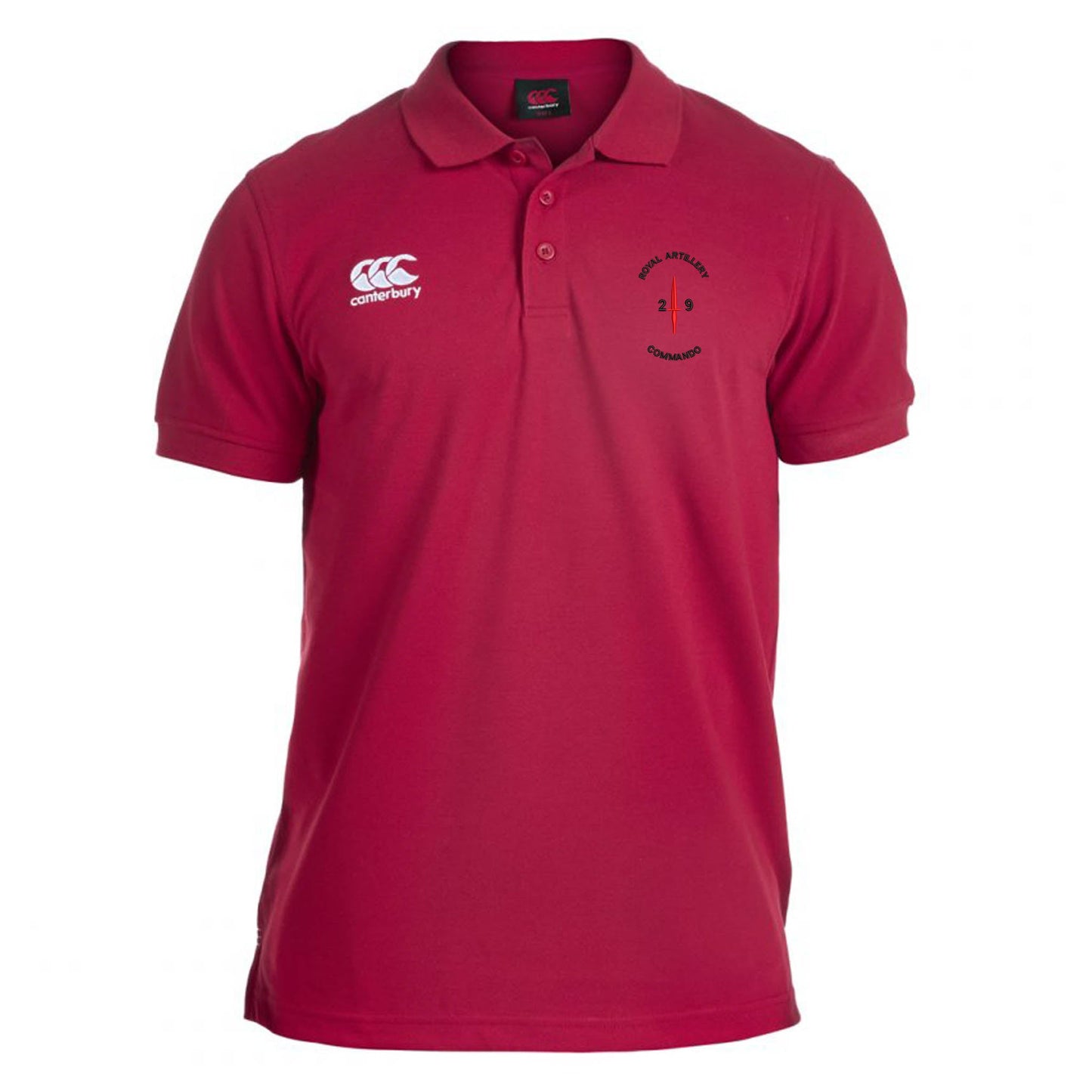 29 Commando Royal Artillery Dagger Canterbury Rugby Polo