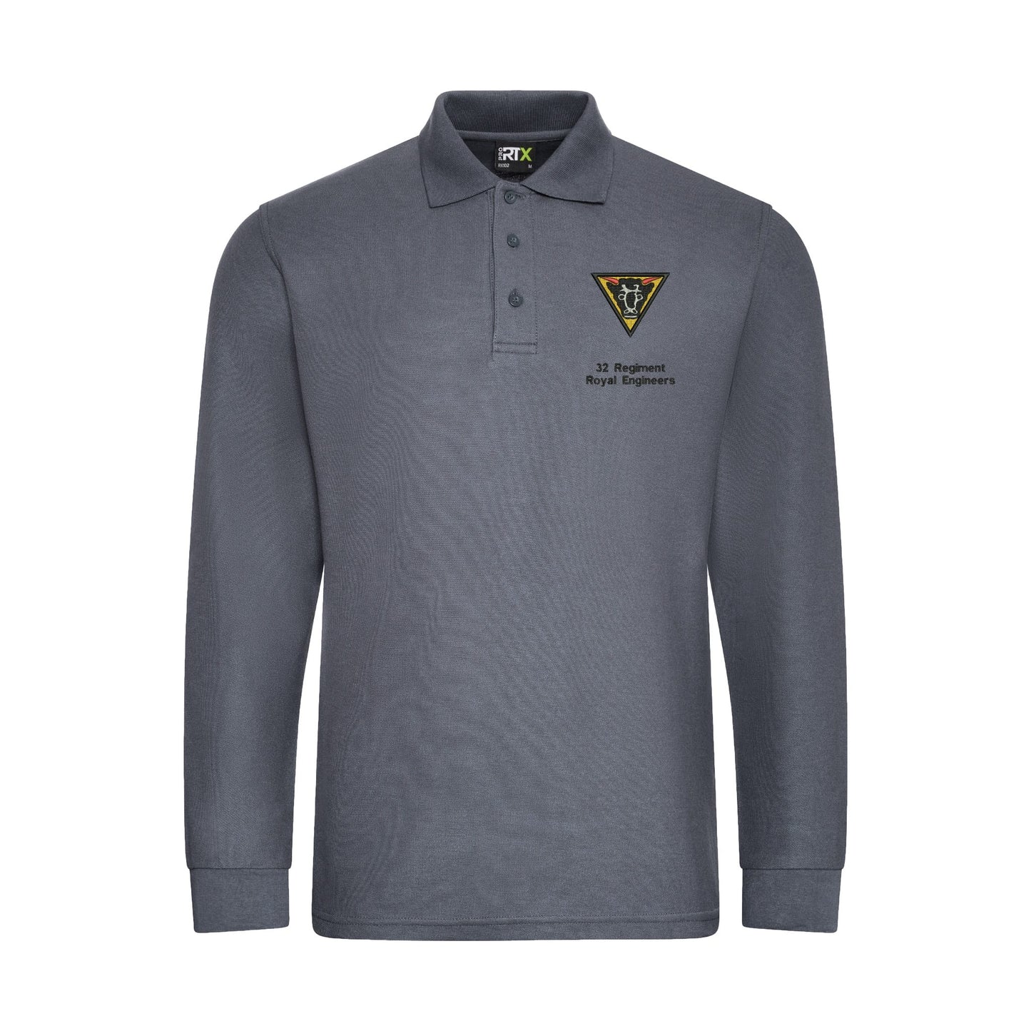 32 Regiment Royal Engineers Long Sleeve Polo Shirt