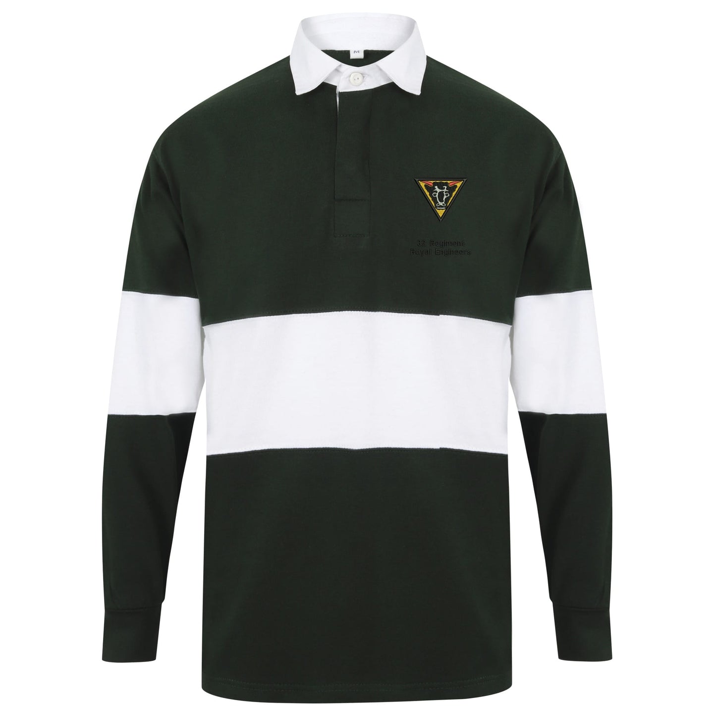 32 Regiment Royal Engineers Long Sleeve Panelled Rugby Shirt