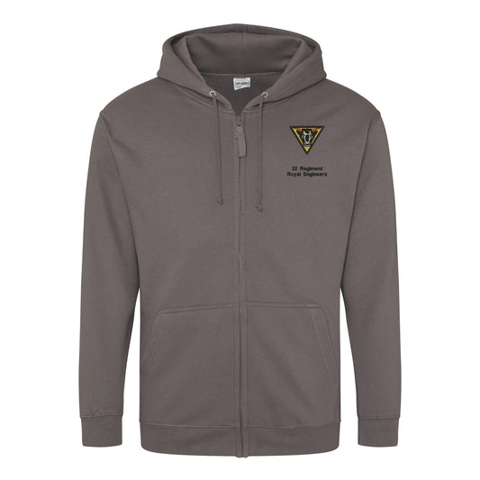 32 Regiment Royal Engineers Zipped Hoodie