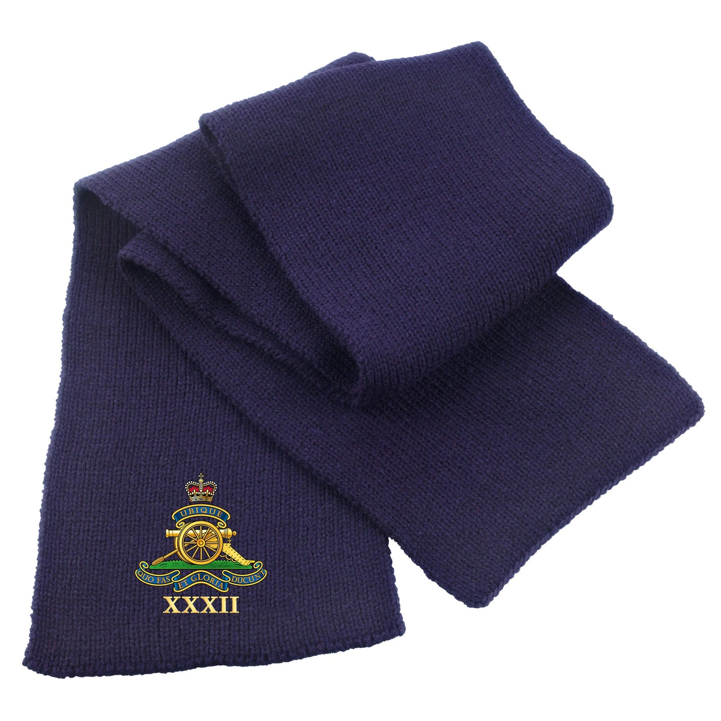 32nd Regiment Royal Artillery Heavy Knit Scarf