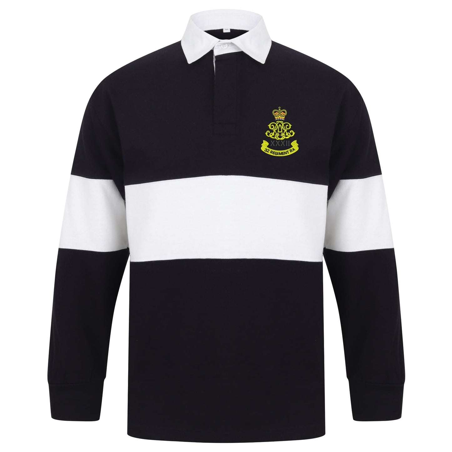 32nd Regiment Royal Artillery Long Sleeve Panelled Rugby Shirt