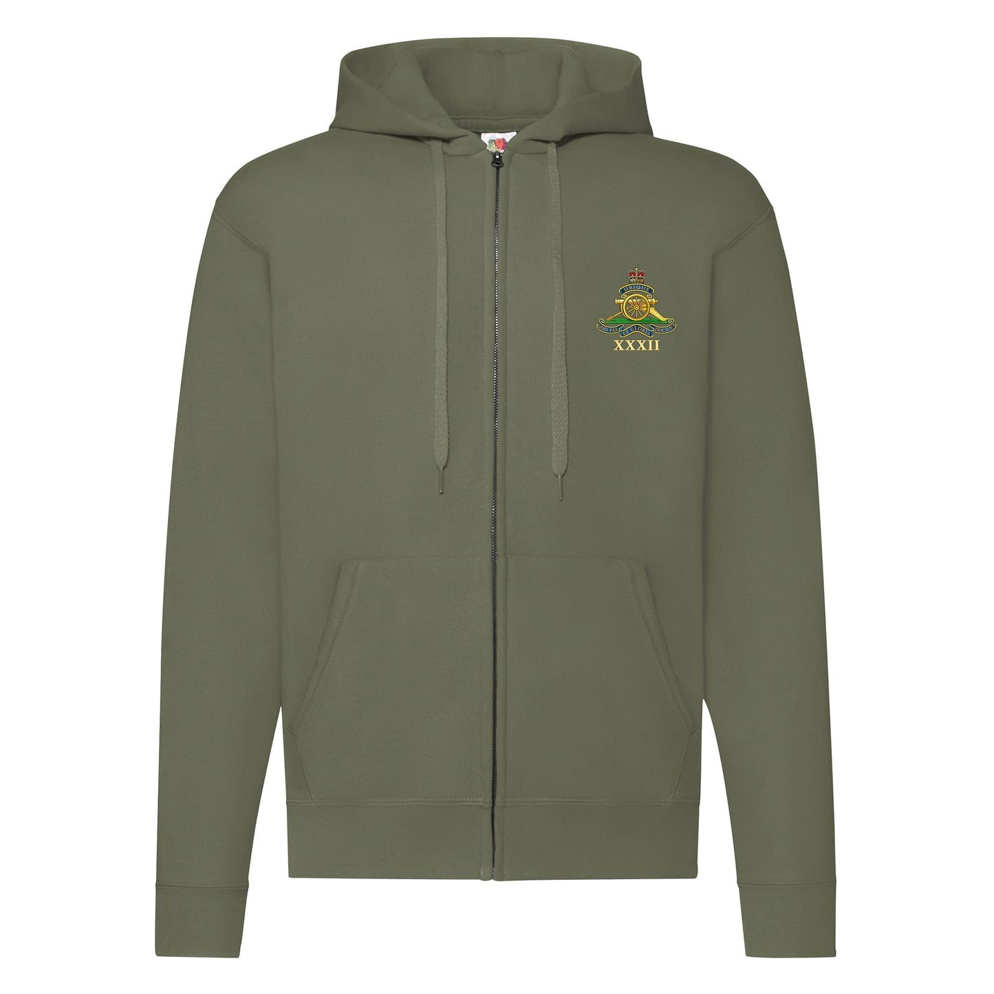 32nd Regiment Royal Artillery Zipped Hoodie