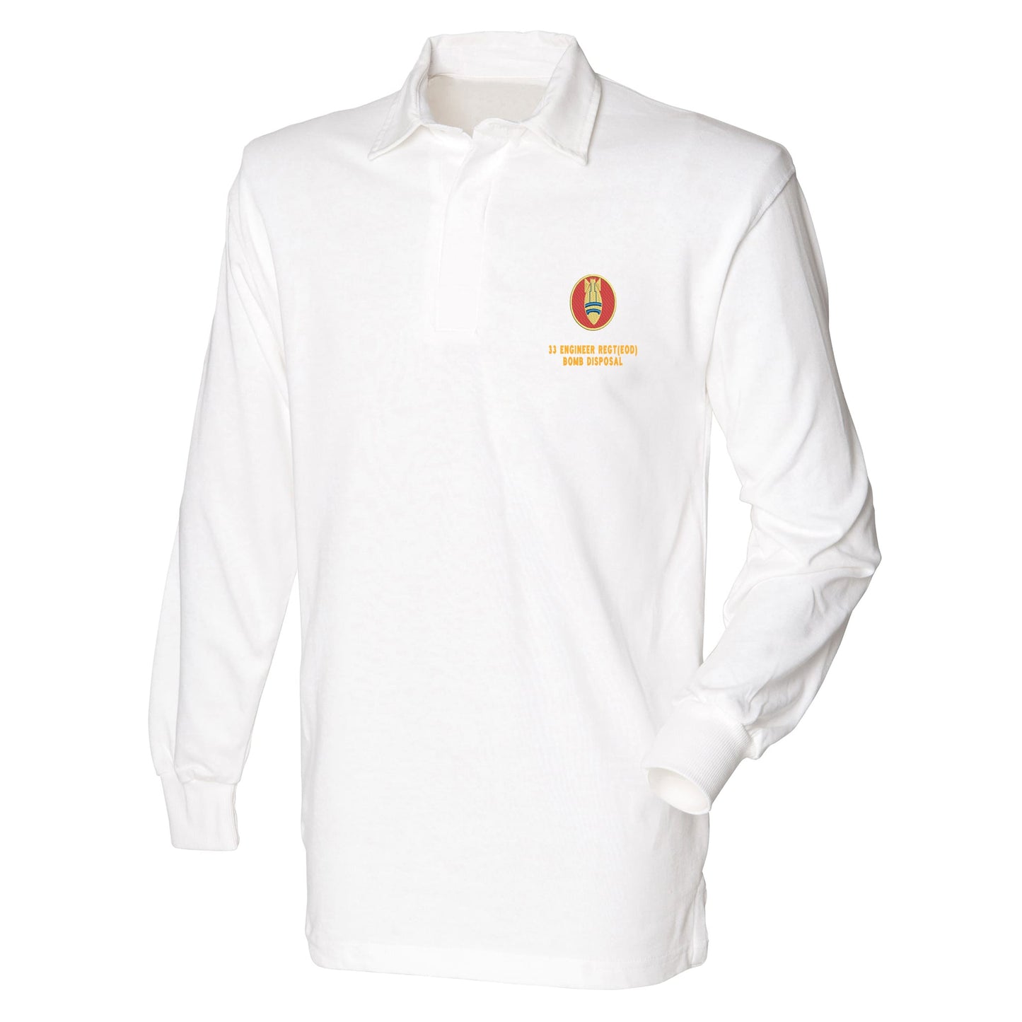 33 Engineers Bomb Disposal Long Sleeve Rugby Shirt