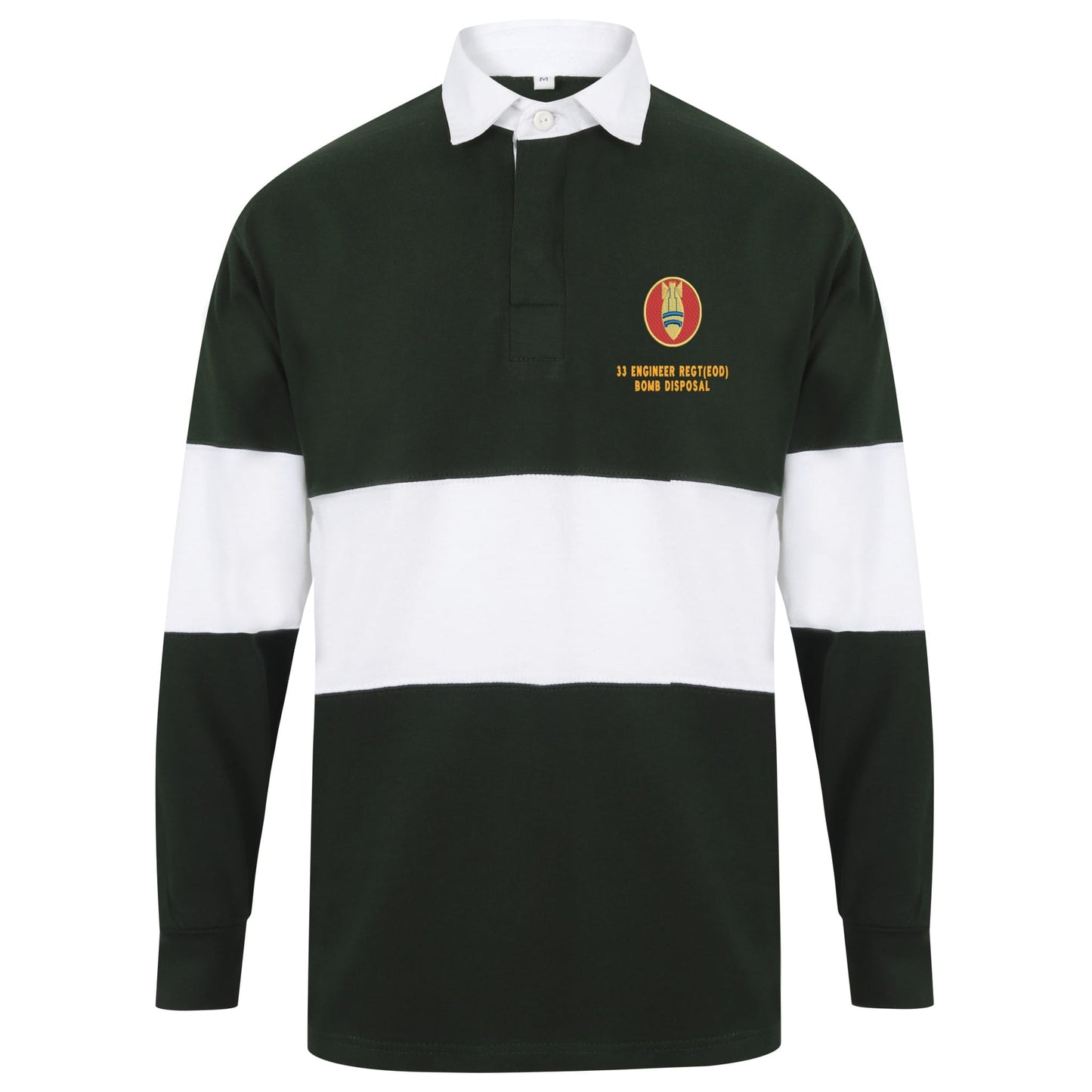33 Engineers Bomb Disposal Long Sleeve Panelled Rugby Shirt