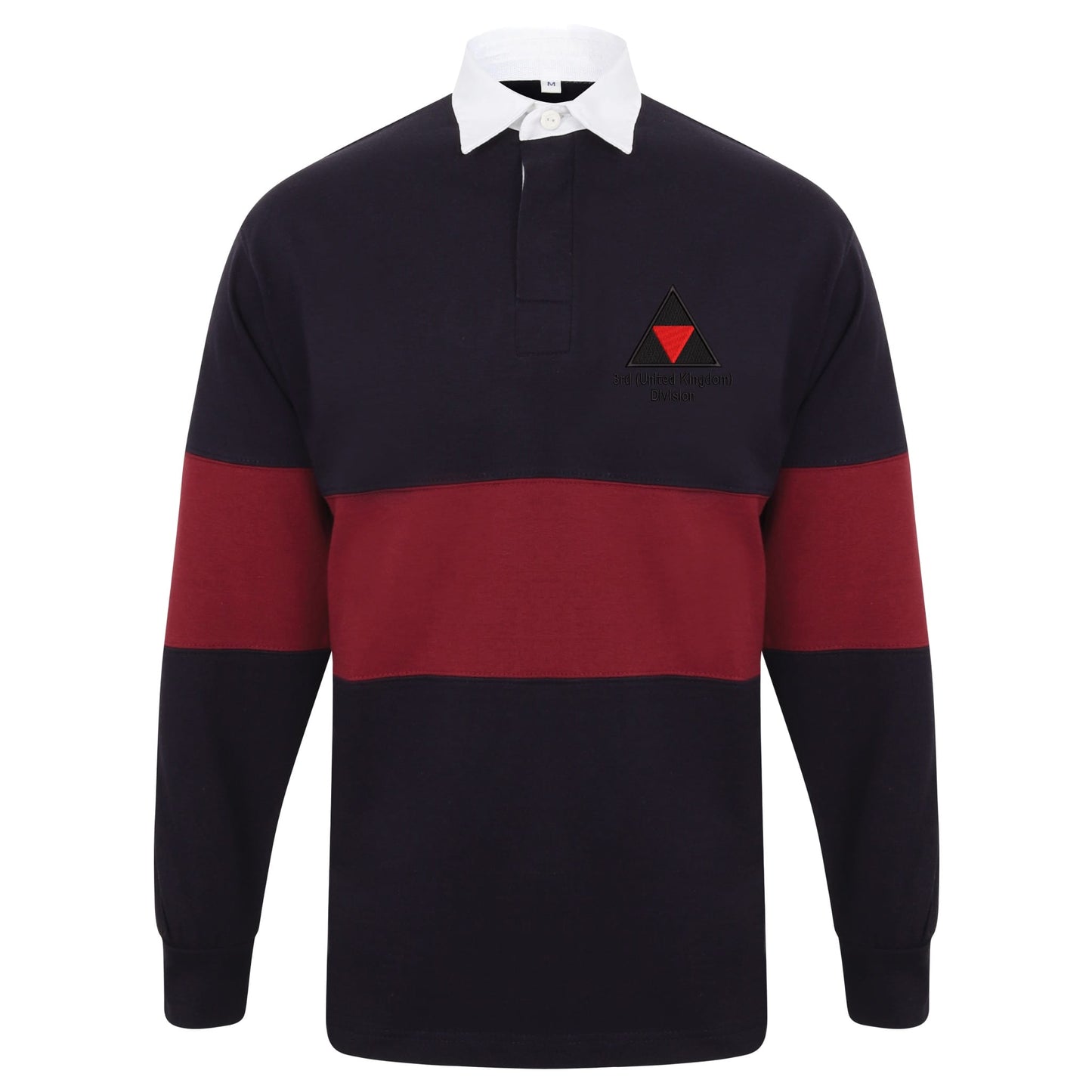 3rd (United Kingdom) Division Long Sleeve Panelled Rugby Shirt