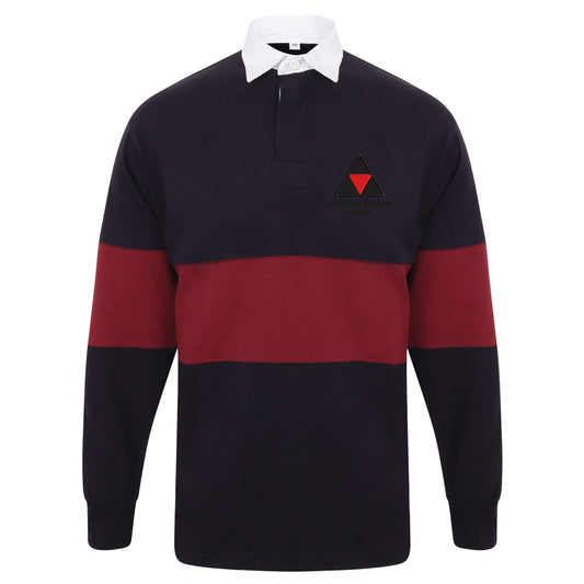 3rd (United Kingdom) Division Long Sleeve Panelled Rugby Shirt