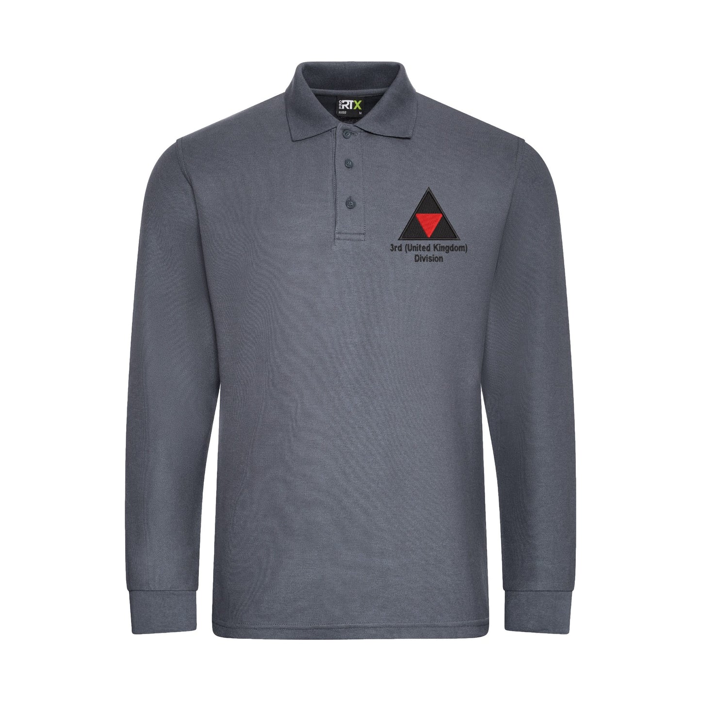 3rd (United Kingdom) Division Long Sleeve Polo Shirt