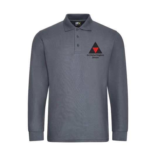 3rd (United Kingdom) Division Long Sleeve Polo Shirt