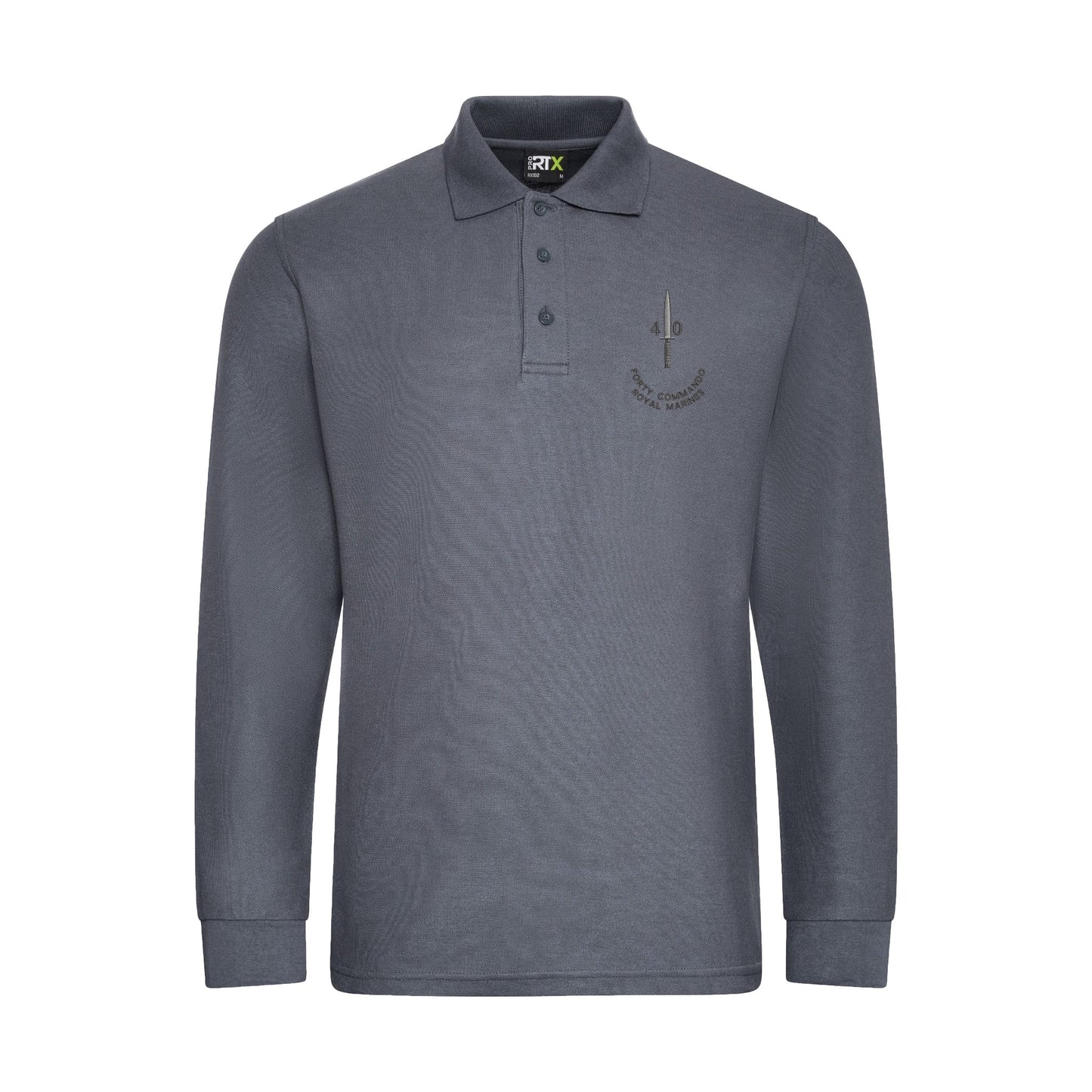 40 Commando Long Sleeve Polo Shirt