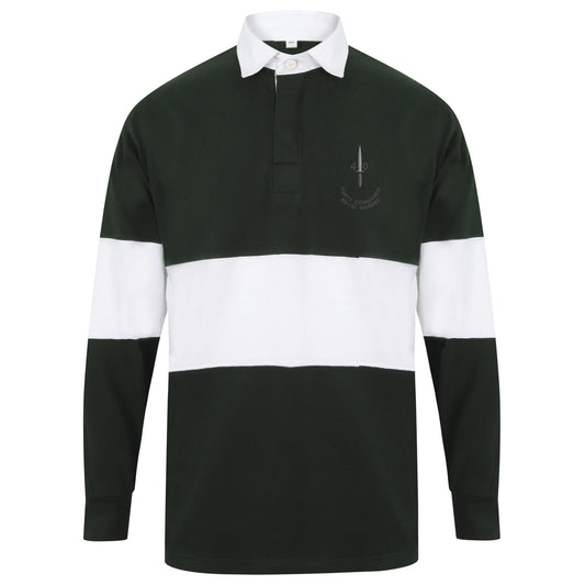 40 Commando Long Sleeve Panelled Rugby Shirt