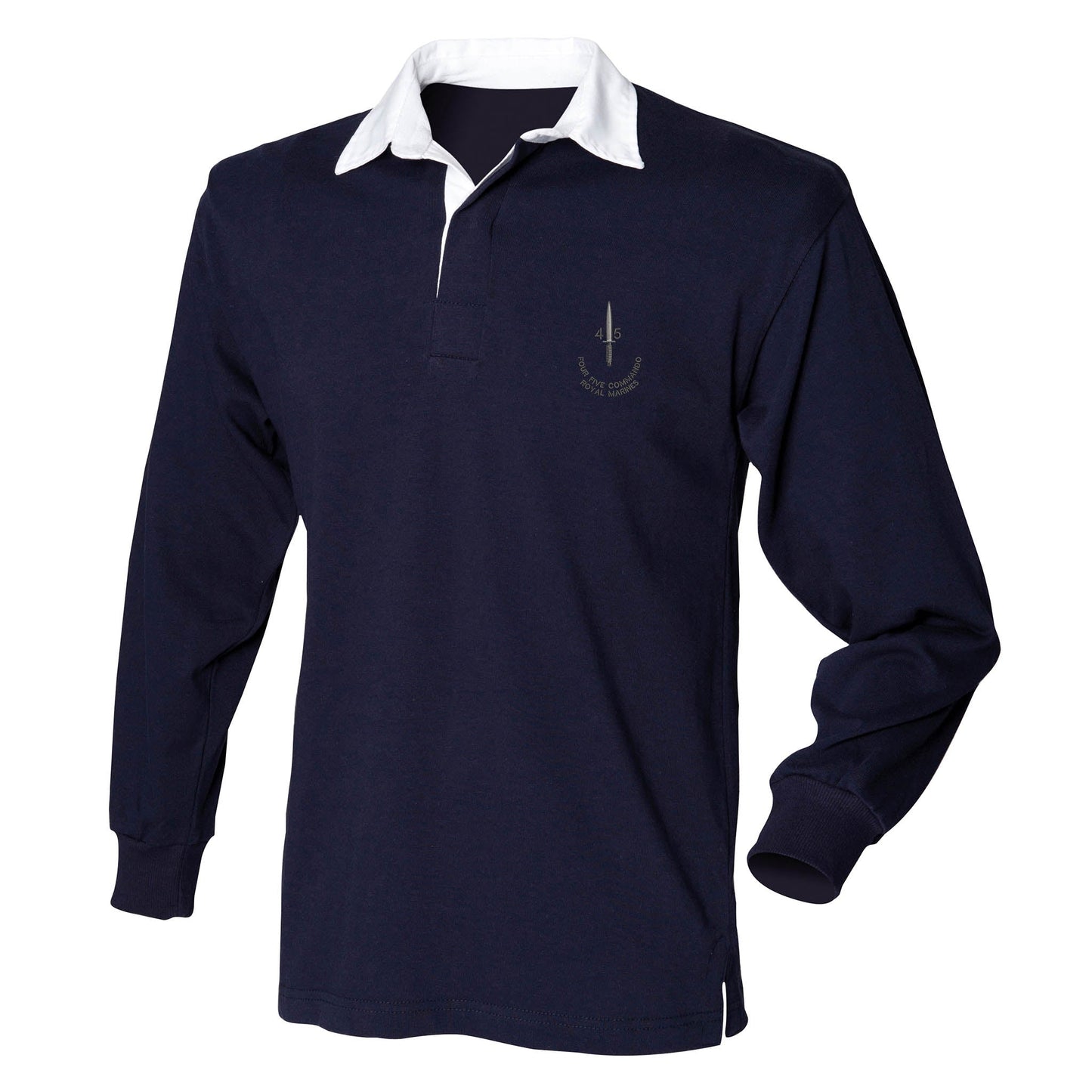 45 Commando Long Sleeve Rugby Shirt