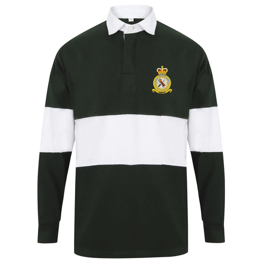 48 Squadron RAF Regiment Long Sleeve Panelled Rugby Shirt