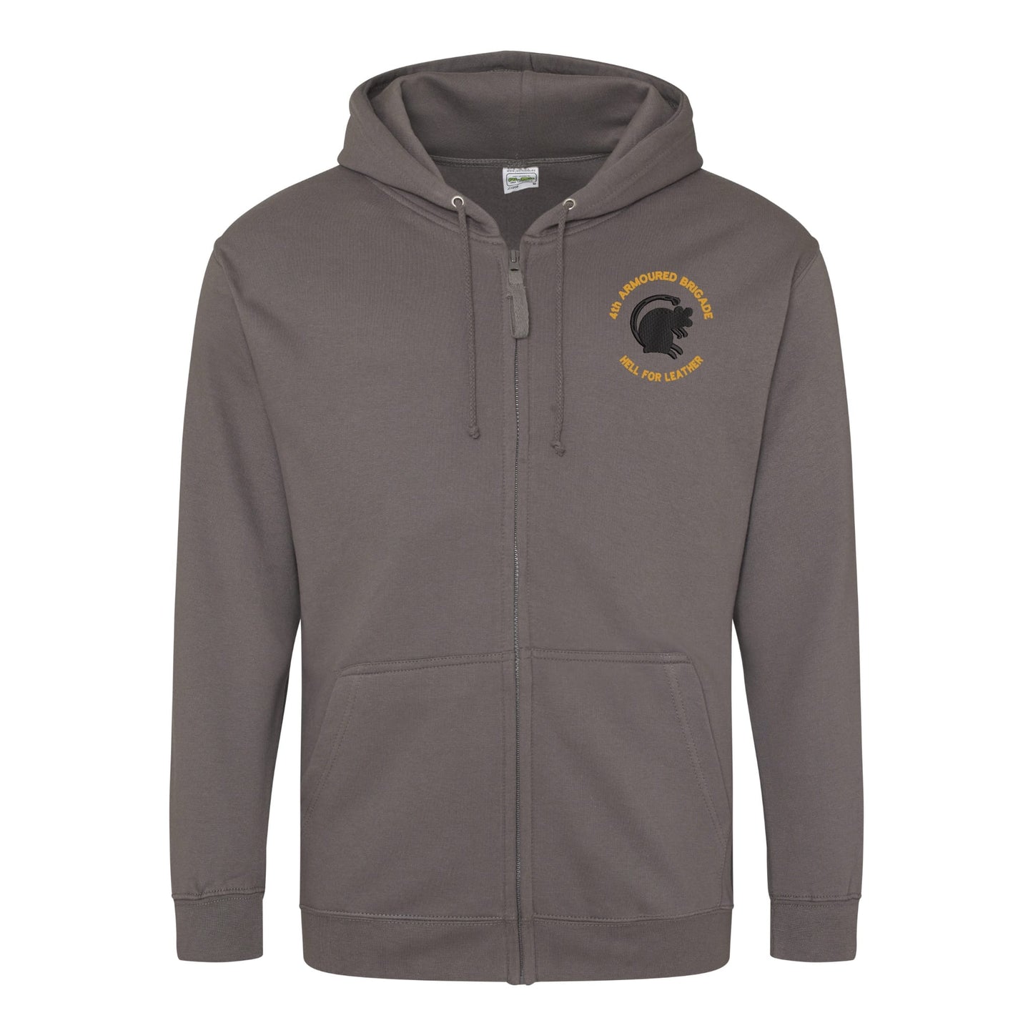 4th Armoured Brigade Zipped Hoodie