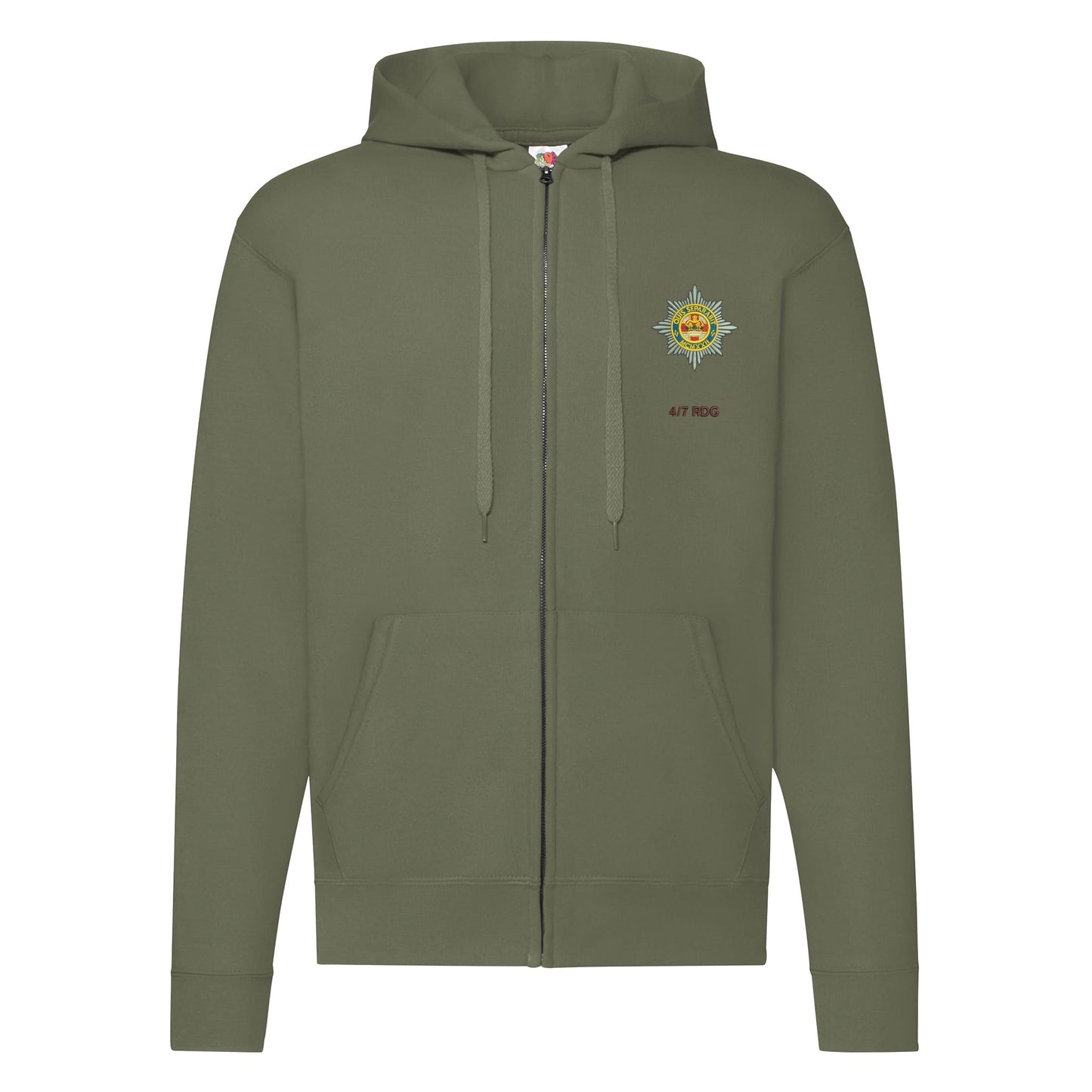4th/7th Royal Dragoon Guards Zipped Hoodie