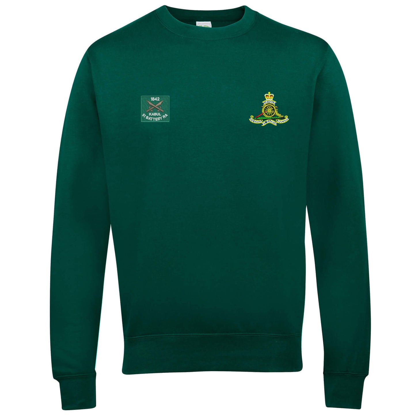 51 Battery Royal Kabul and Royal Artillery Badges Sweatshirt