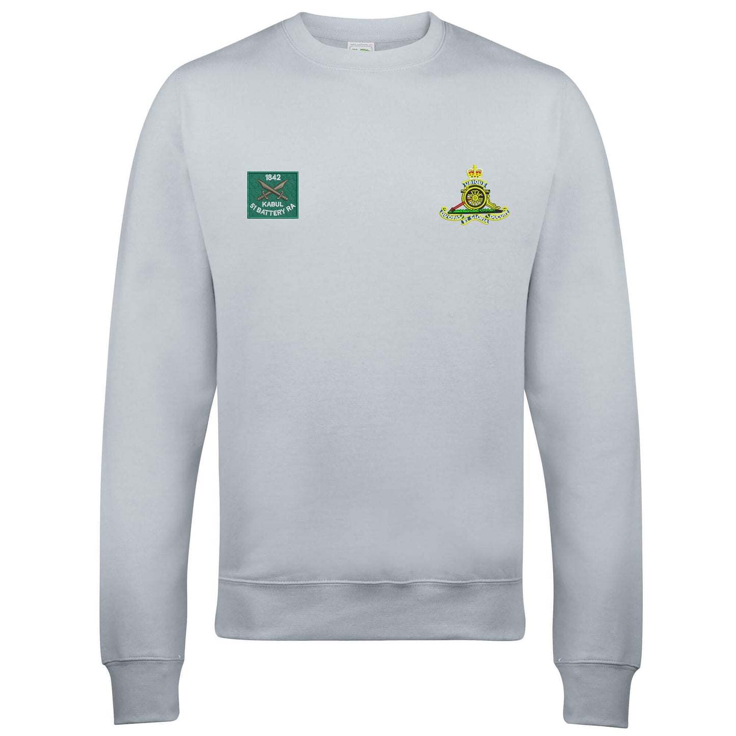 51 Battery Royal Kabul and Royal Artillery Badges Sweatshirt