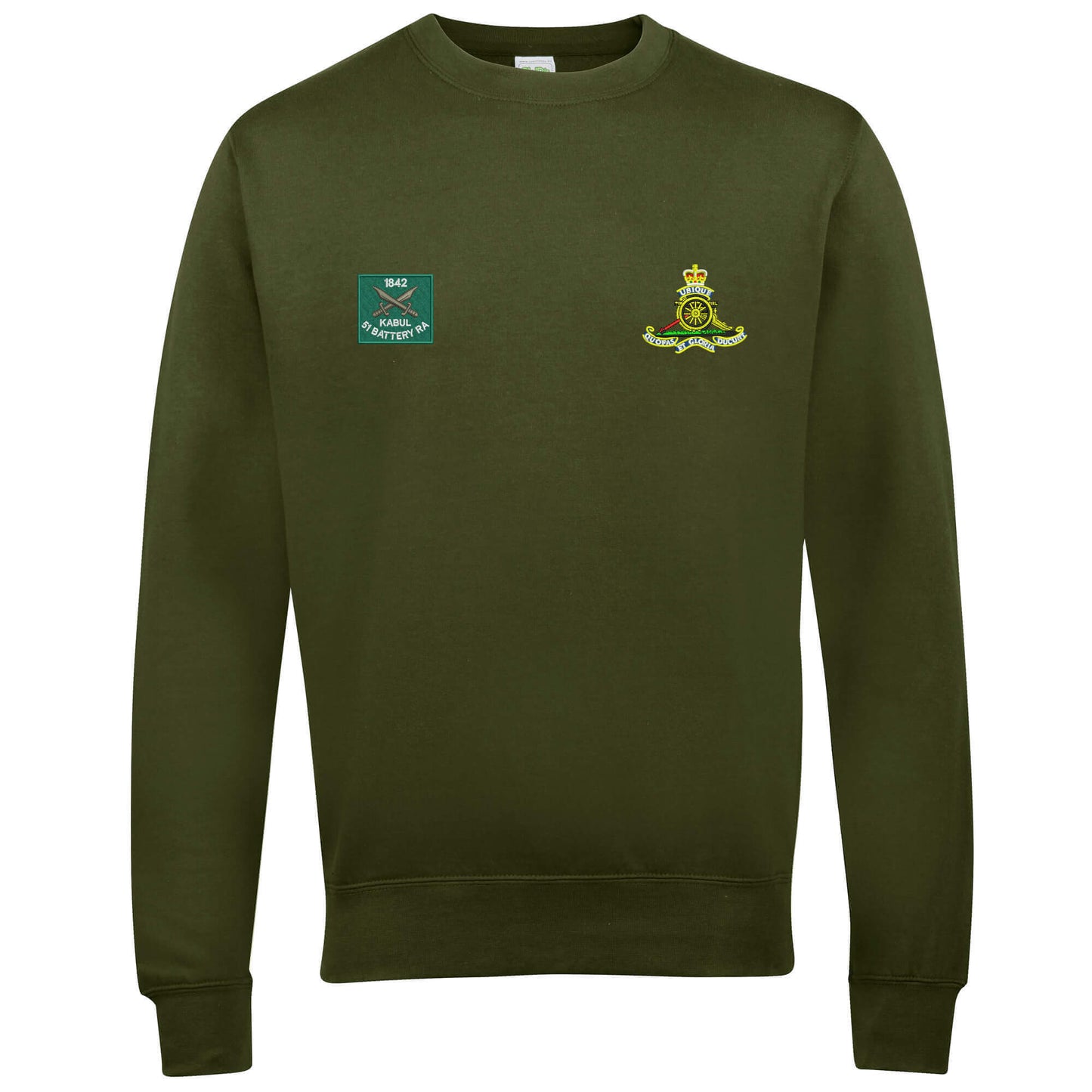 51 Battery Royal Kabul and Royal Artillery Badges Sweatshirt
