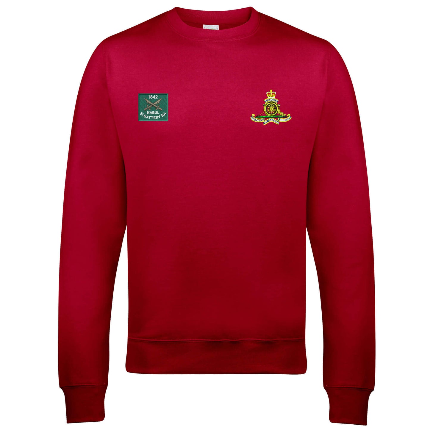 51 Battery Royal Kabul and Royal Artillery Badges Sweatshirt