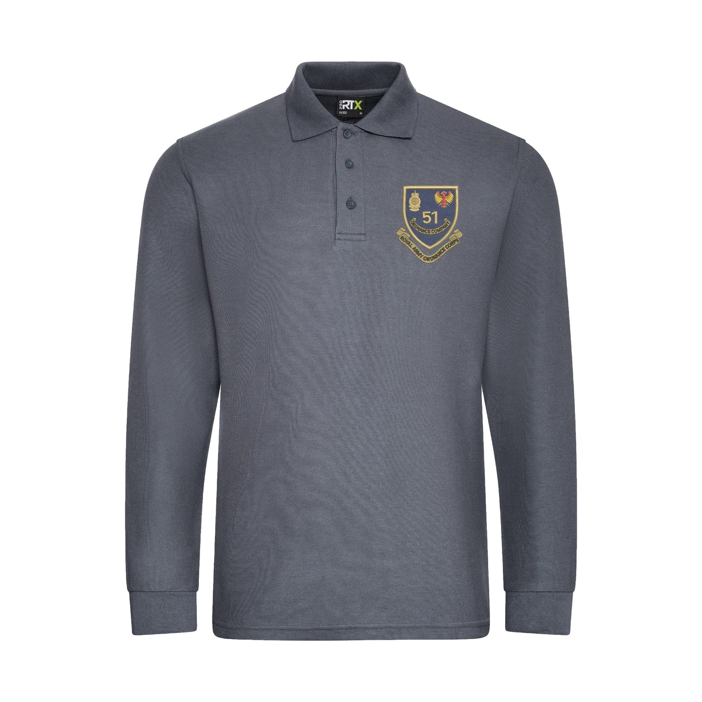 51 Ordnance Company - Royal Army Ordnance Corps Long Sleeve Polo Shirt