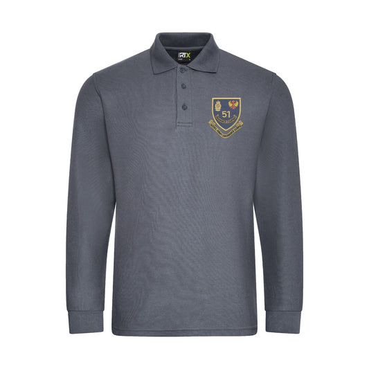 51 Ordnance Company - Royal Army Ordnance Corps Long Sleeve Polo Shirt