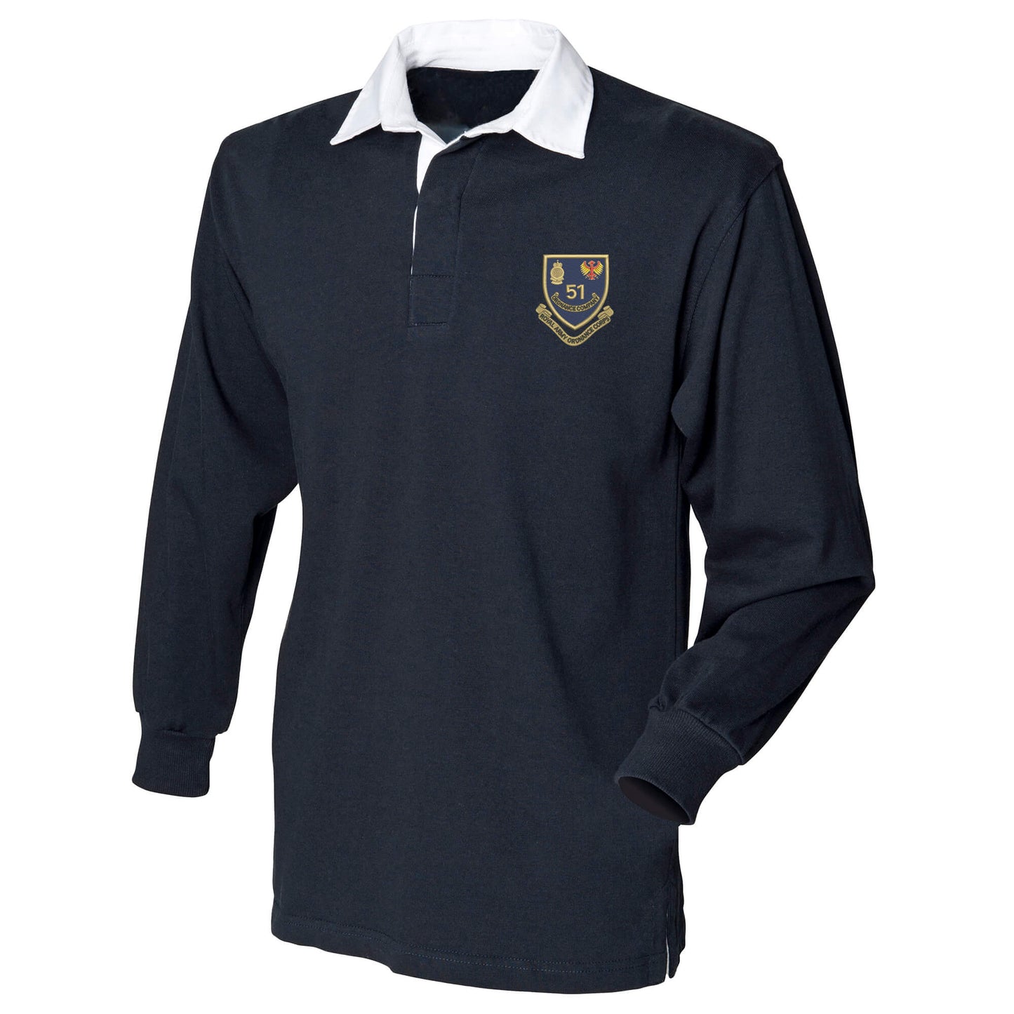 51 Ordnance Company - Royal Army Ordnance Corps Long Sleeve Rugby Shirt
