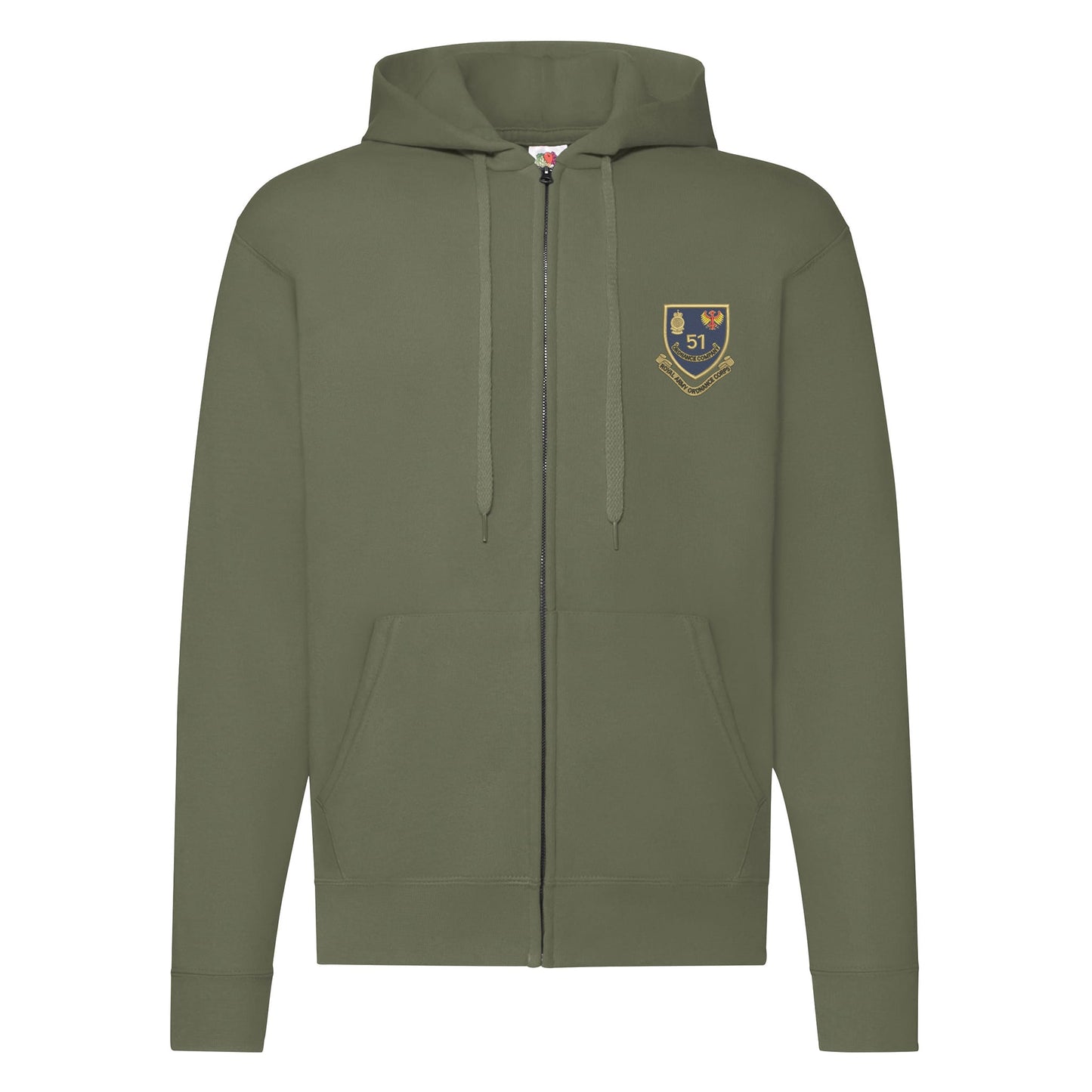 51 Ordnance Company - Royal Army Ordnance Corps Zipped Hoodie