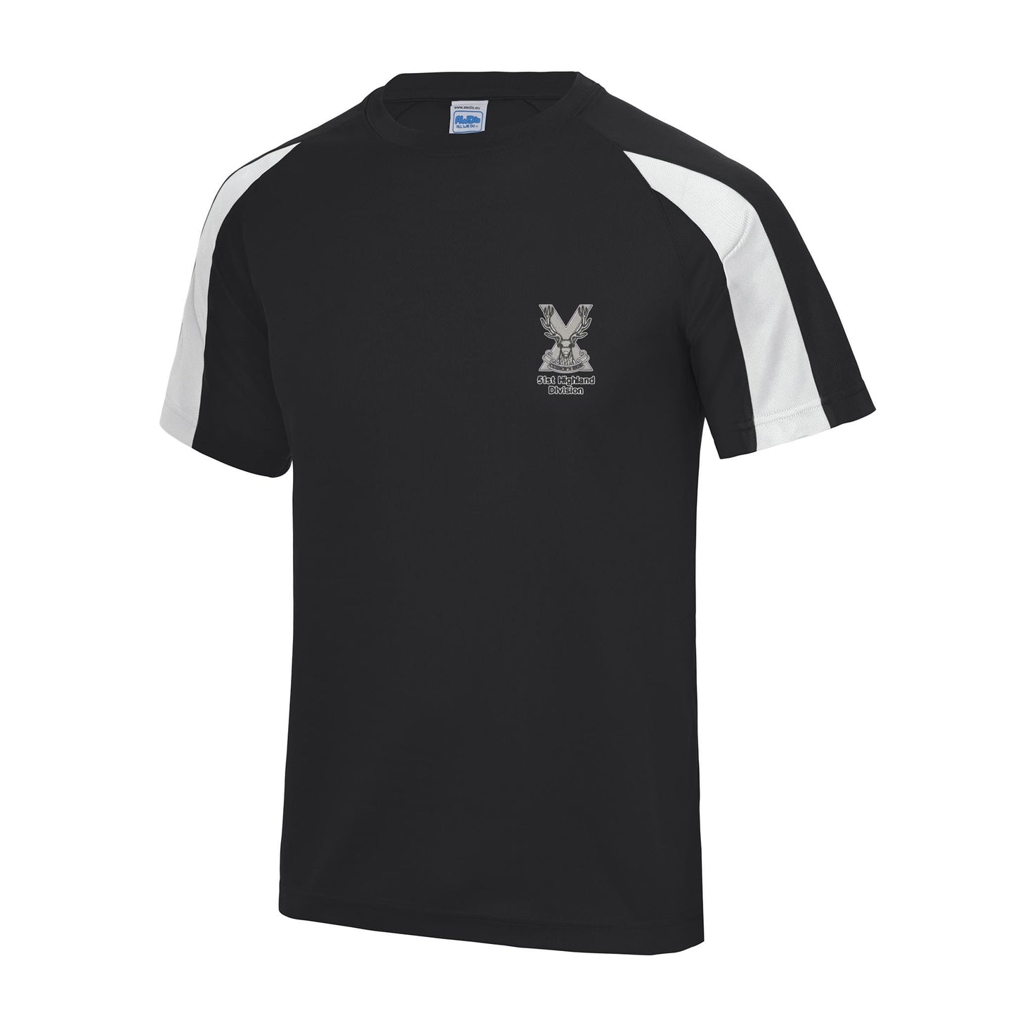 51st Highland Division Contrast Polyester T-Shirt