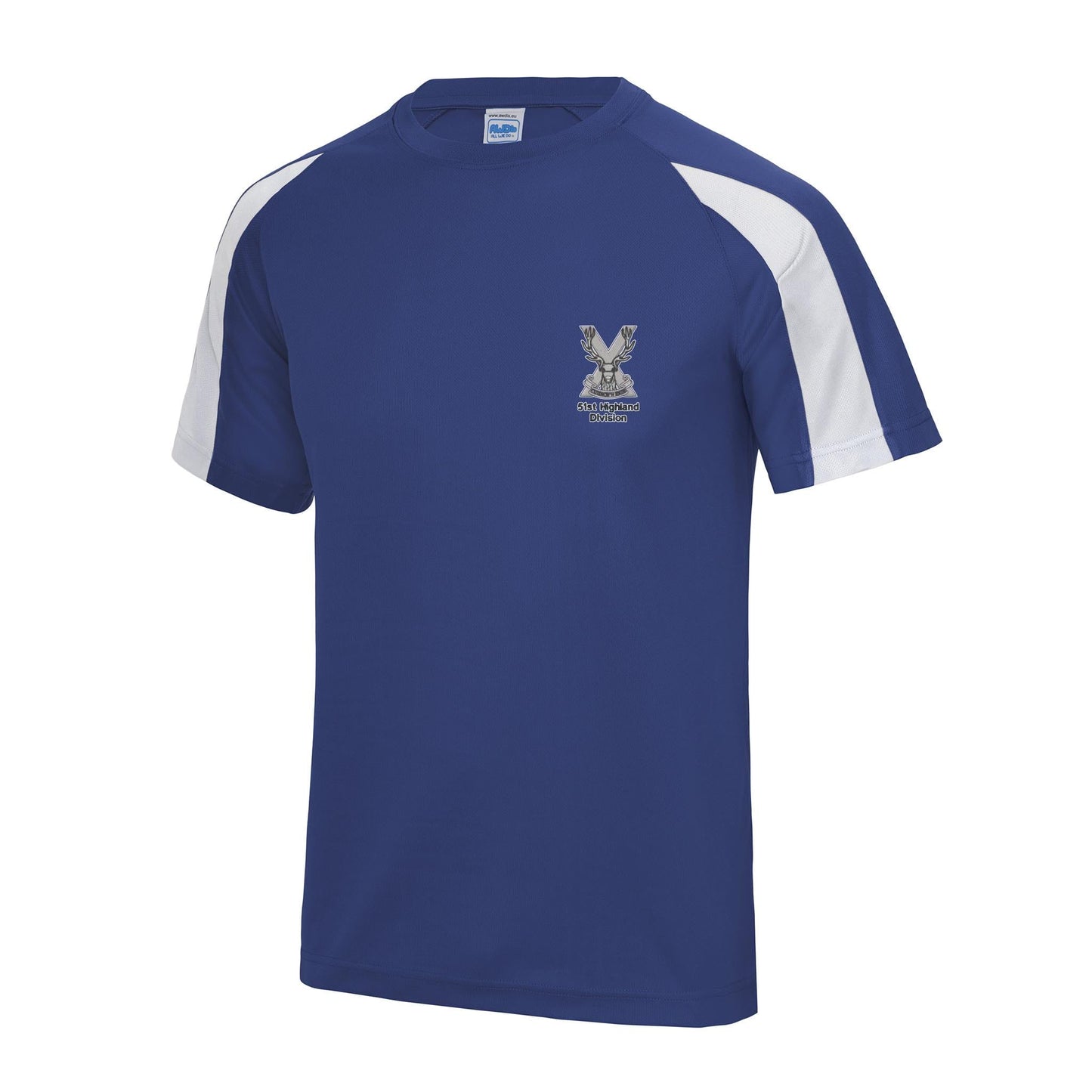 51st Highland Division Contrast Polyester T-Shirt