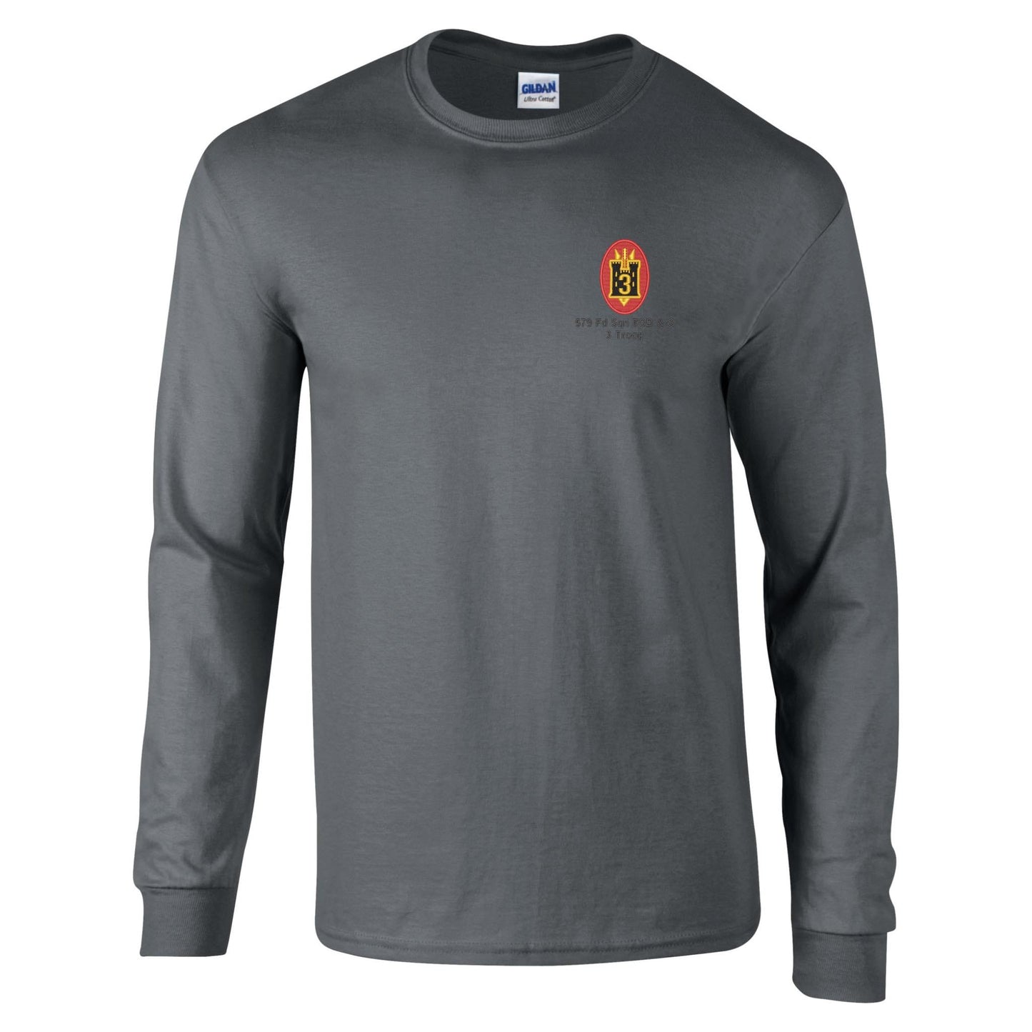 579 Fd Sqn EOD & S 3 Troop Long Sleeve T-Shirt