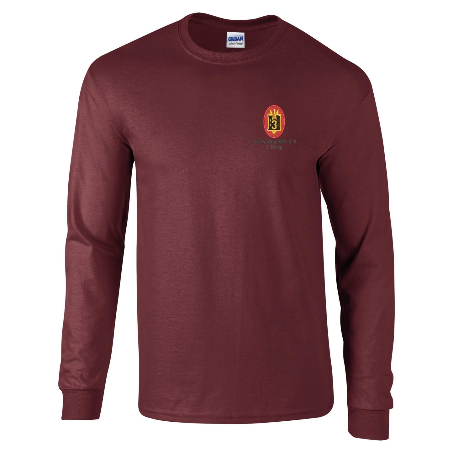 579 Fd Sqn EOD & S 3 Troop Long Sleeve T-Shirt