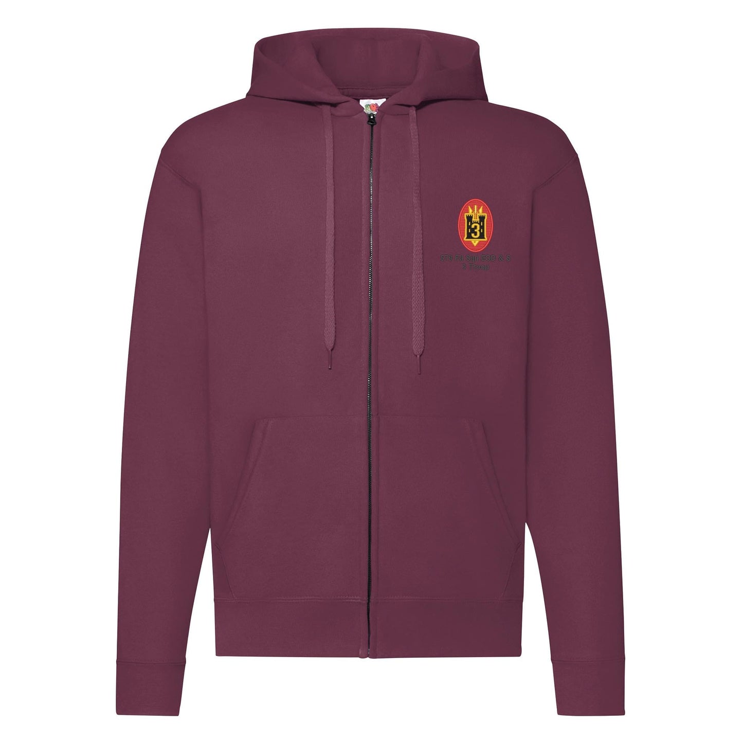 579 Fd Sqn EOD & S 3 Troop Zipped Hoodie