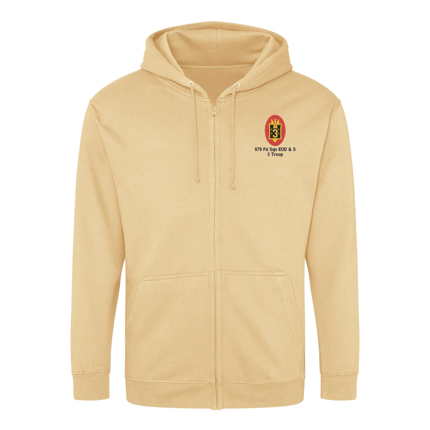 579 Fd Sqn EOD & S 3 Troop Zipped Hoodie