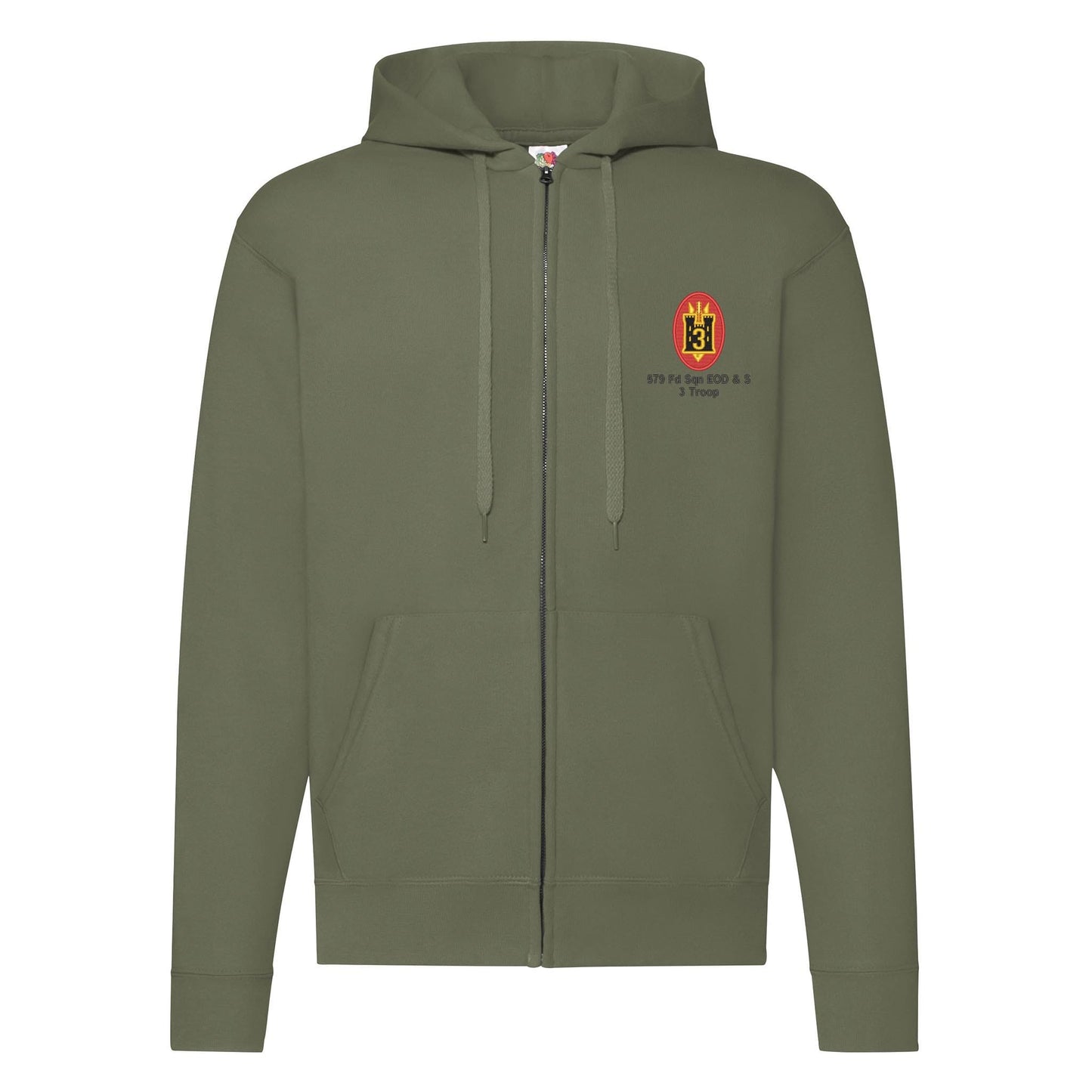 579 Fd Sqn EOD & S 3 Troop Zipped Hoodie