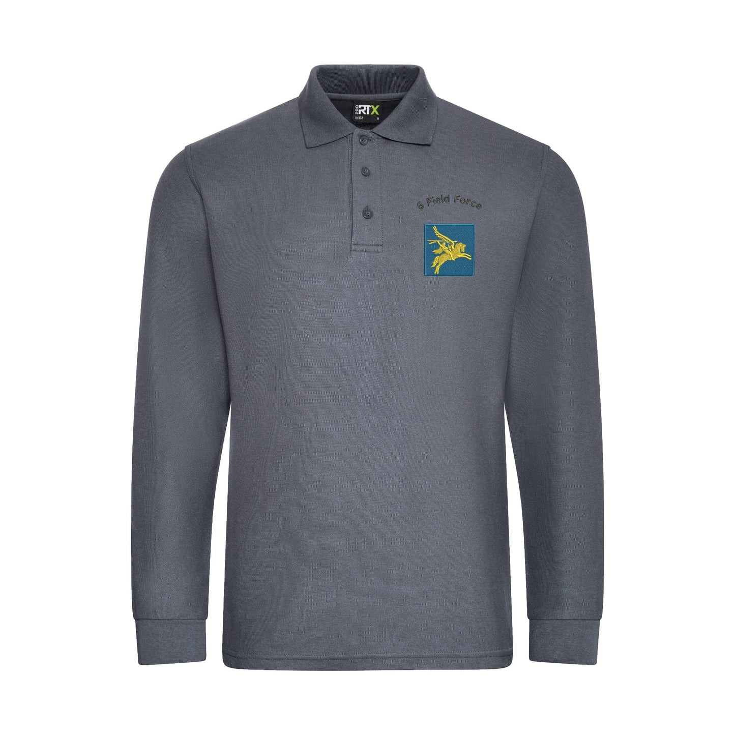6 Field Force Long Sleeve Polo Shirt