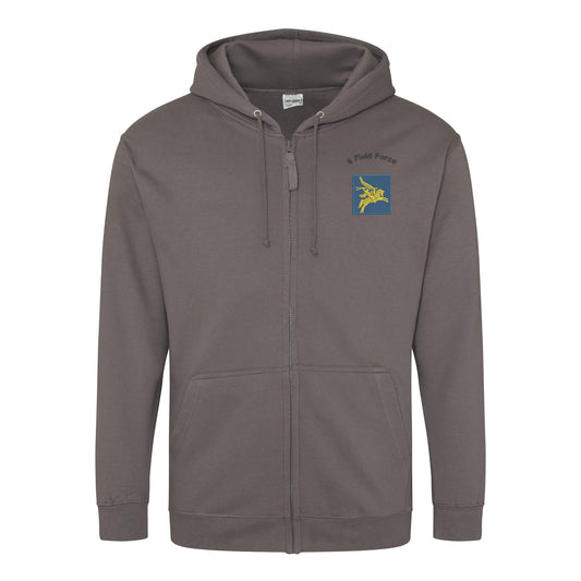 6 Field Force Zipped Hoodie