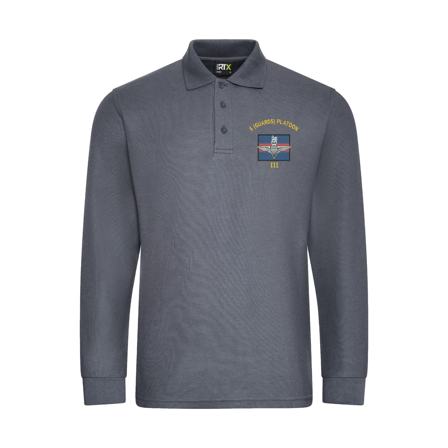 6 (Guards) Platoon Long Sleeve Polo Shirt